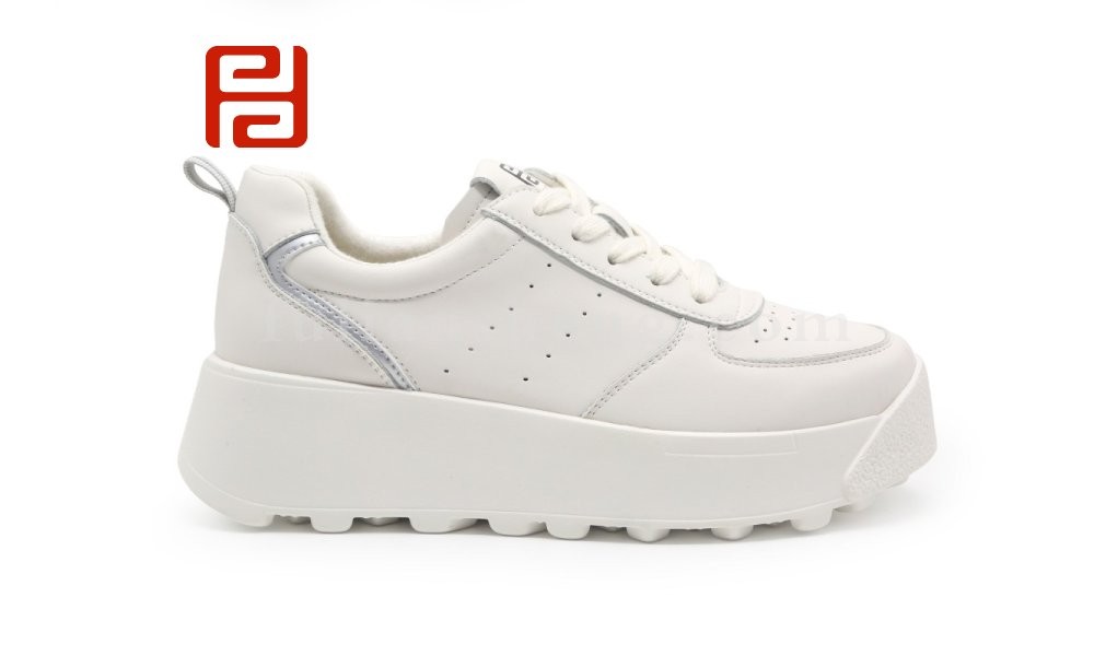 jucaikcp休闲鞋女鞋厚底百搭小白鞋增高新款面包鞋图片