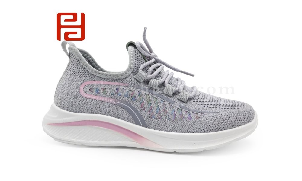 jucaikcp春秋休闲运动单鞋飞织休闲运动女鞋轻便透气漫步鞋图片