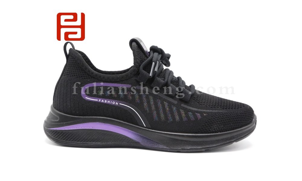 jucaikcp春秋休闲运动单鞋飞织休闲运动女鞋轻便透气漫步鞋图片