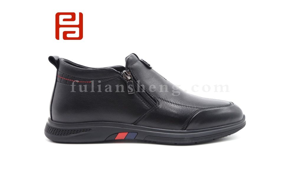 jucaikcp休闲鞋男鞋冬季保暖中帮加绒休闲时尚商务男鞋图片