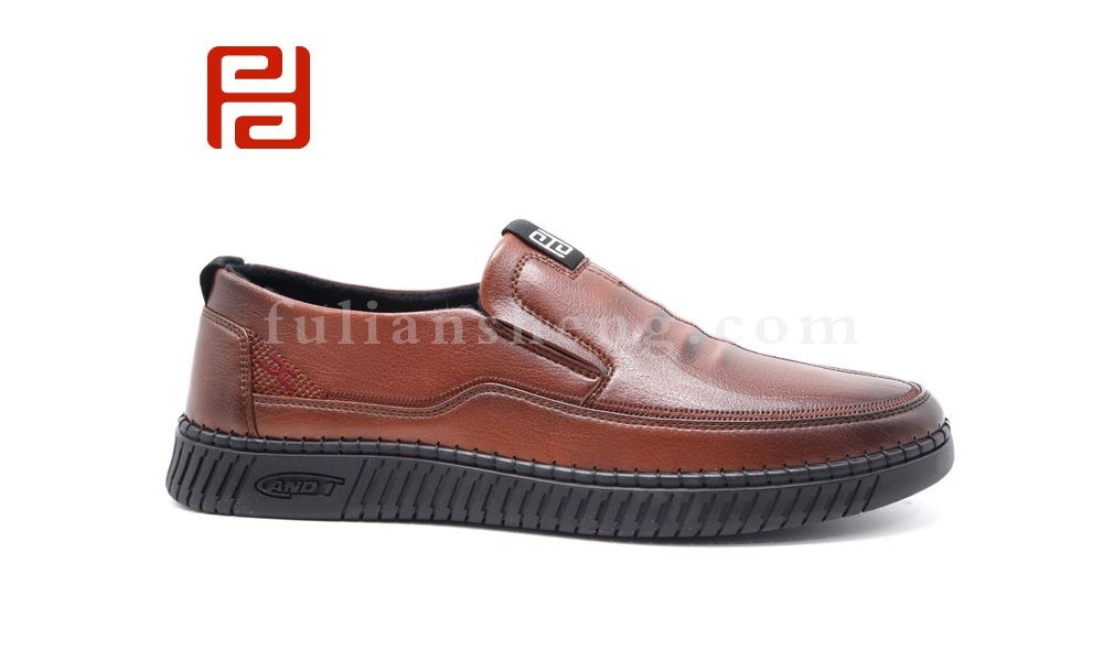 jucaikcp商务休闲男鞋冬加绒保暖舒适平底男鞋图片