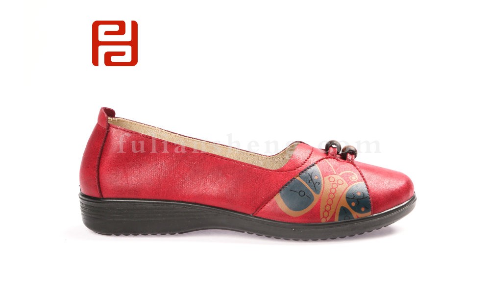 jucaikcp2020春季软底软面休闲中老年妈妈鞋女士单鞋(图2)