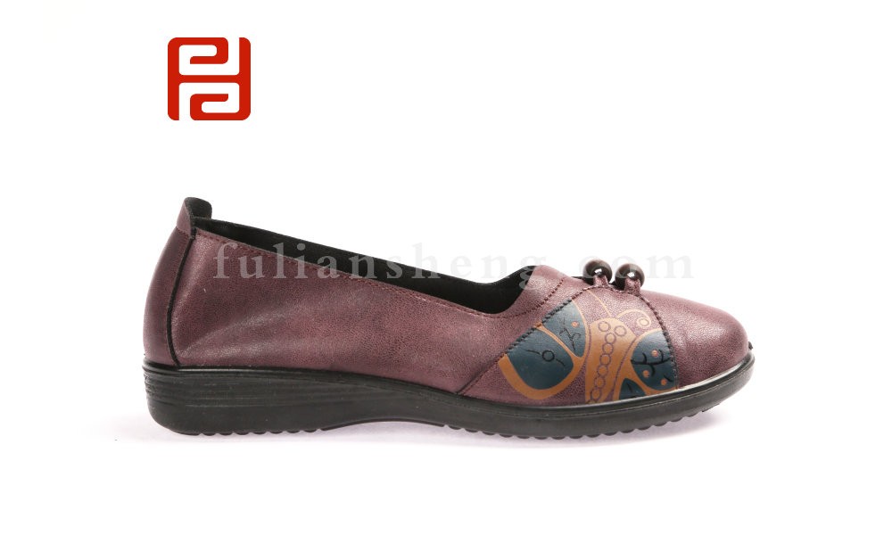 jucaikcp2020春季软底软面休闲中老年妈妈鞋女士单鞋(图3)