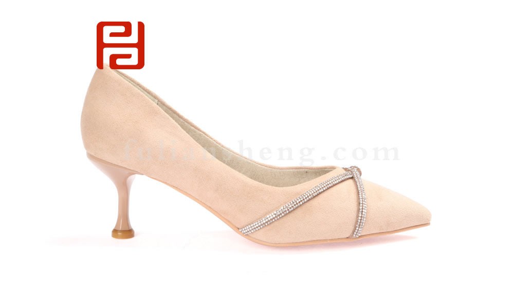 jucaikcp优雅高跟女鞋 羊猄布鞋面舒适单鞋老北京布鞋(图2)