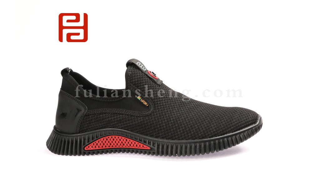 jucaikcp春款男士透气网面一脚蹬运动防滑老北京布鞋(图4)