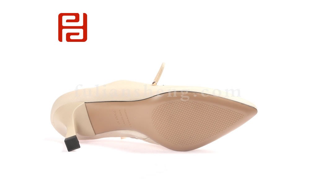 jucaikcp春款单鞋黑色高跟鞋百搭休闲鞋工作通勤细跟女鞋子(图5)