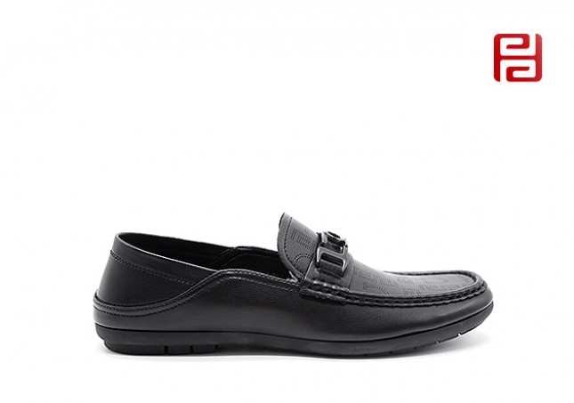 jucaikcp夏季商务休闲男鞋透气橡胶底手缝豆豆鞋