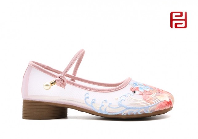 jucaikcp夏季女鞋中国风尚汉唐风韵传统舞蹈鞋