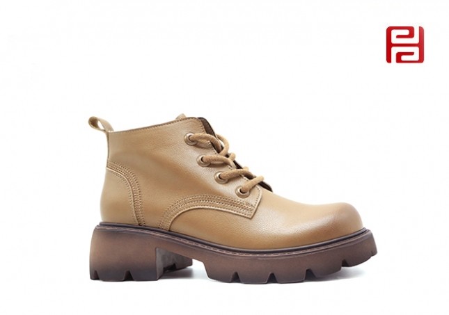 jucaikcp秋冬季新品女鞋时尚休闲高帮低跟女鞋时尚短靴