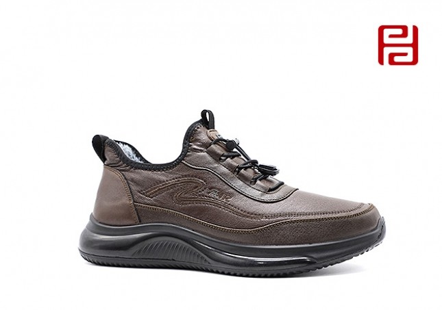 jucaikcp冬季新款休闲生活男鞋舒适休闲养生鞋