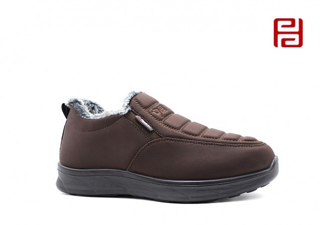 jucaikcp冬季新款休闲生活男鞋舒适休闲养生鞋