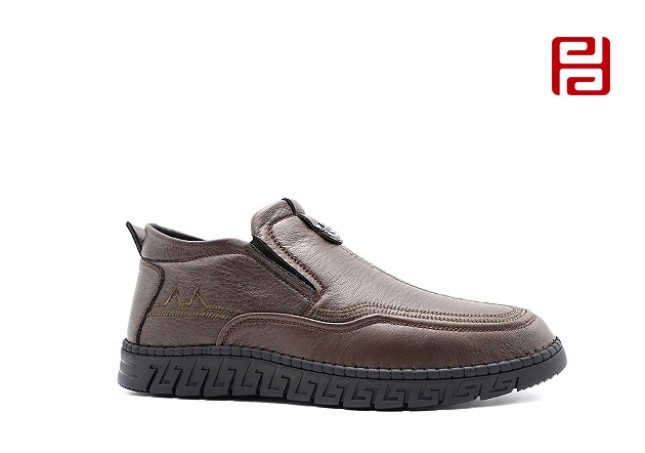 jucaikcp冬季新款休闲生活男鞋舒适休闲手缝鞋
