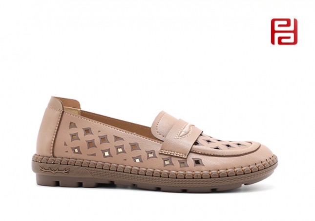 jucaikcp夏季新款休闲女鞋轻雅手缝鞋