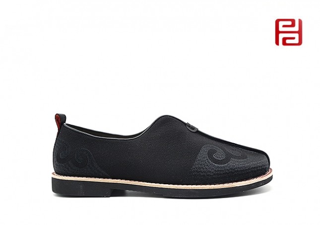 jucaikcp老北京布鞋中国风尚经典休闲礼服呢橡胶发泡底男鞋