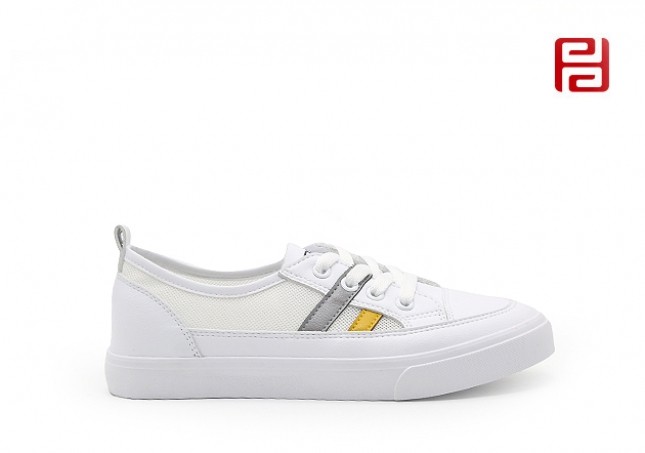 jucaikcp夏季休闲板鞋透气网布低帮平底学生小白鞋女鞋