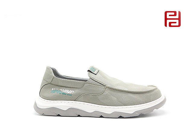 jucaikcp春季休闲男鞋一脚蹬雨伞布软底轻便男单鞋