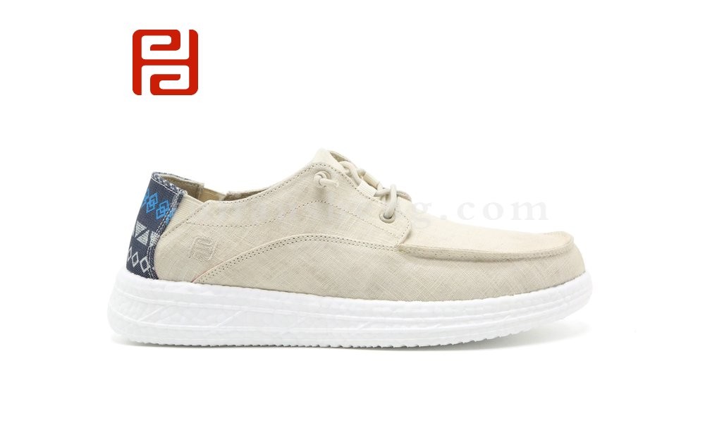 春款休闲男鞋麻布透气布鞋一脚蹬懒人潮流百搭休闲板鞋