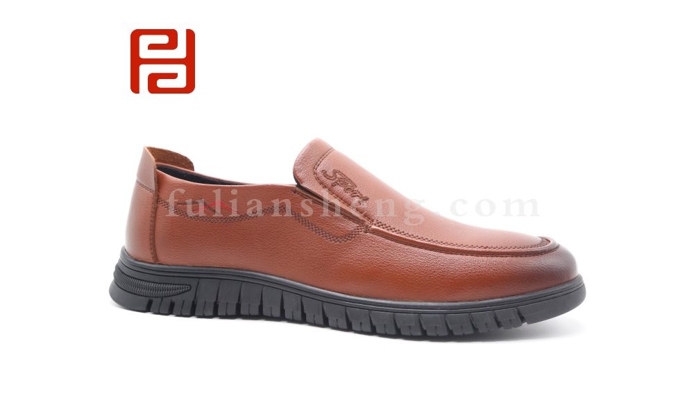 jucaikcp春季商务男鞋休闲软底工作鞋百搭套脚鞋子