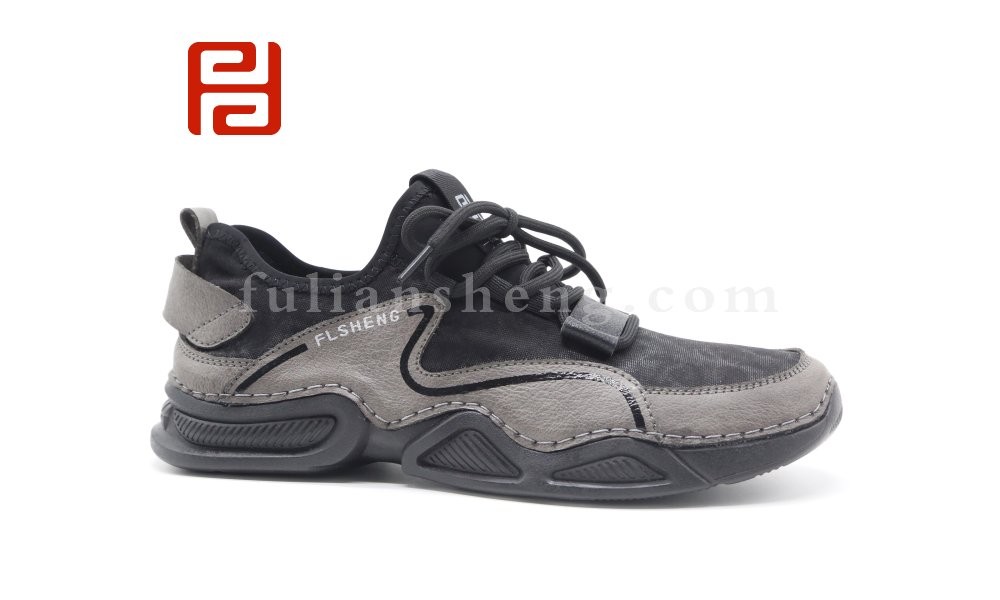 jucaikcp春季新款休闲运动旅游鞋户外漫步鞋拼色男鞋