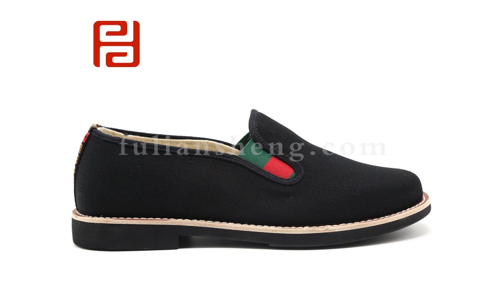 jucaikcp老北京布鞋礼服呢橡胶发泡鞋底棉麻养生鞋垫男鞋